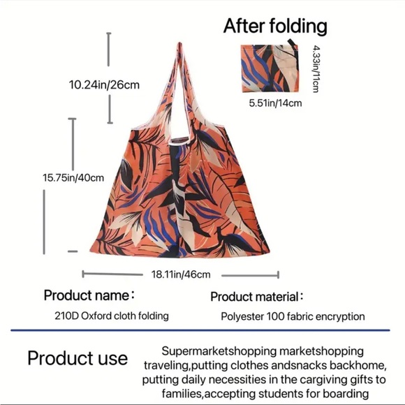 Cute Birds Grocery Tote Bag Springtime Colors Dickey - Picture 5 of 5